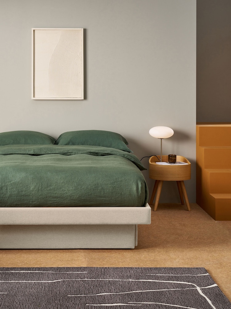MADE.COM Oatmeal Robyn Platform Storage Bed - Image 1 of 5