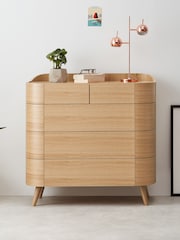 MADE.COM Oak Odie 5 Drawer Chest of Drawers - Image 1 of 4