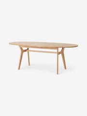 MADE.COM Oak Jenson Extendable 6 to 8 Seater Round Dining Table - Image 2 of 2