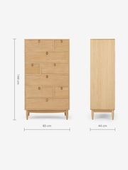 MADE.COM Oak Penn 9 Drawer Chest of Drawers - Image 5 of 5