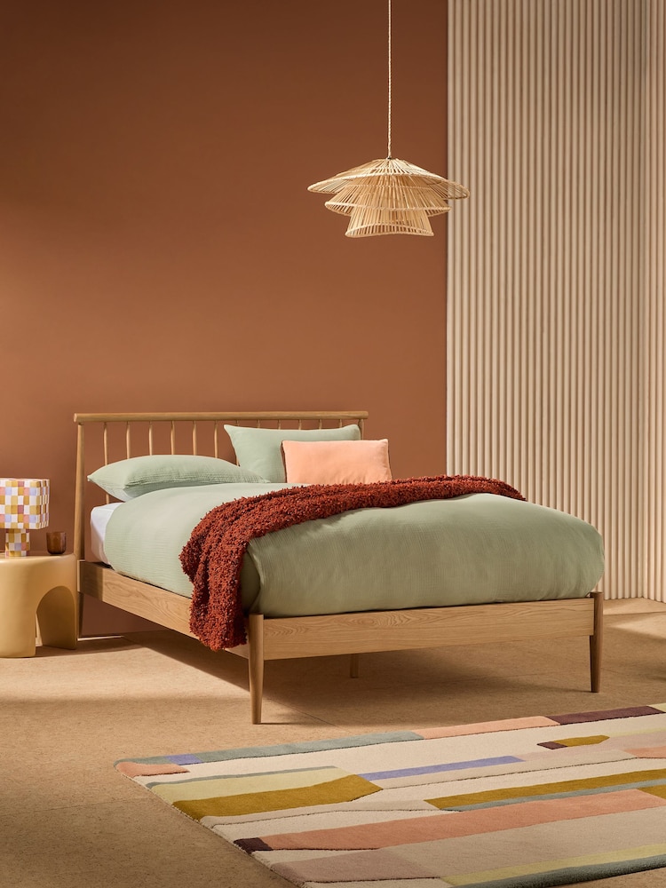 MADE.COM Oak Penn Bed - Image 1 of 6