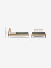 MADE.COM Oak Penn Bed - Image 6 of 6