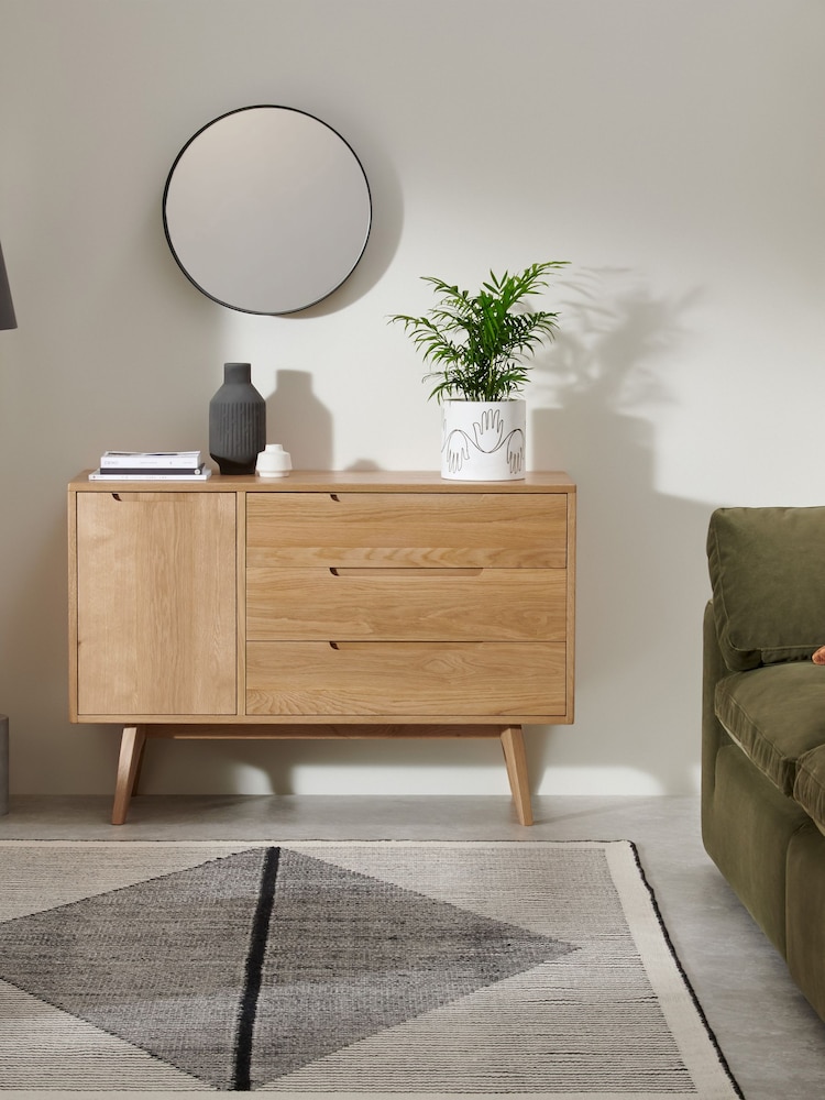 MADE.COM Oak Jenson Compact Sideboard - Image 1 of 8
