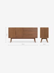 MADE.COM Dark Oak Jenson Sideboard - Image 6 of 6