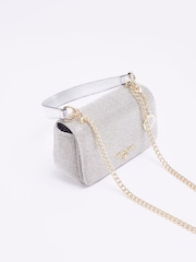 River Island Silver Heatseal Charm Shoulder Bag - Image 3 of 5