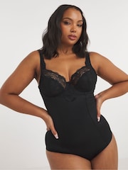 Simply Be Black Magisculpt Ella Lace Firm Control Bodyshaper - Image 1 of 4
