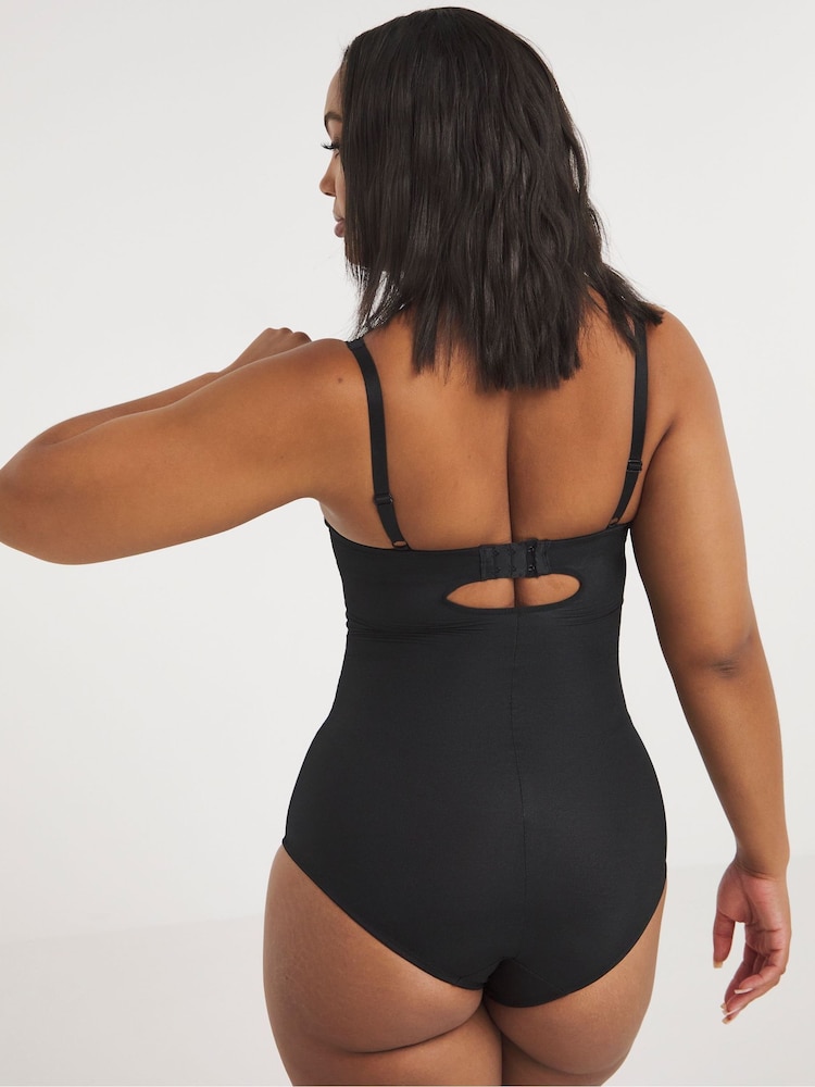 Simply Be Black Magisculpt Ella Lace Firm Control Bodyshaper - Image 2 of 4