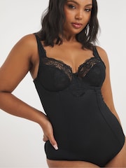 Simply Be Black Magisculpt Ella Lace Firm Control Bodyshaper - Image 3 of 4