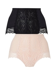 Simply Be Black Magisculpt Firm Control Briefs 2 Pack - Image 4 of 4