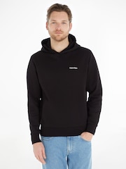 Calvin Klein Black Micro Logo Hoodie - Image 1 of 6