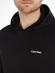 Calvin Klein Black Micro Logo Hoodie - Image 3 of 6