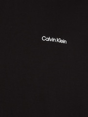 Calvin Klein Black Micro Logo Hoodie - Image 6 of 6
