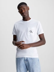 Calvin Klein Jeans Logo Pocket Slim T-Shirt - Image 1 of 6