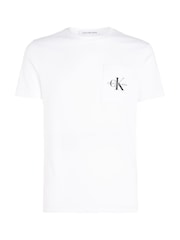 Calvin Klein Jeans Logo Pocket Slim T-Shirt - Image 4 of 6