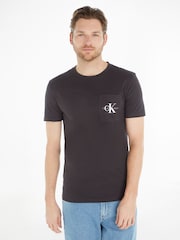Calvin Klein Jeans Logo Pocket Slim T-Shirt - Image 1 of 6