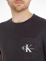 Calvin Klein Jeans Logo Pocket Slim T-Shirt - Image 3 of 6