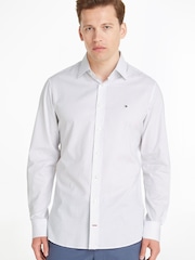 Tommy Hilfiger Gepunktetes Hemd, Weiß - Bild 1 von 4