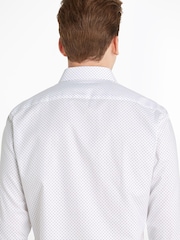 Tommy Hilfiger Gepunktetes Hemd, Weiß - Bild 2 von 4