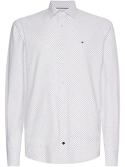Tommy Hilfiger Gepunktetes Hemd, Weiß - Bild 4 von 4