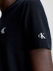 Чорний - Тонка футболка Calvin Klein Essential - Image 3 of 4