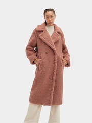 UGG Gertrude Teddy Long Coat - Image 8 of 9