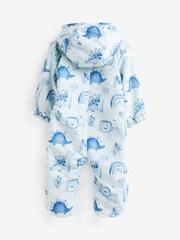 Blue Dinosaur Lightweight Baby All-In-One Pramsuit (0mths-2yrs) - Image 5 of 5