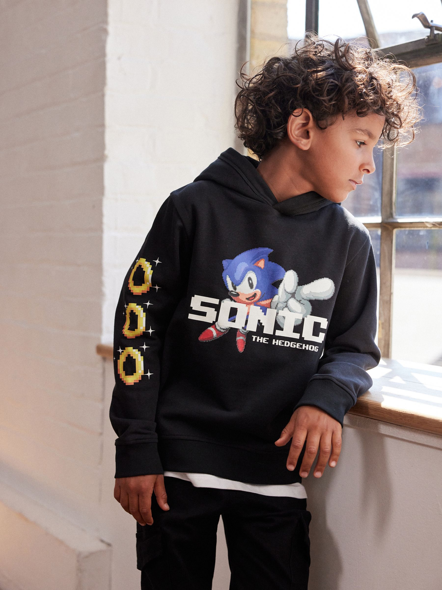 Sonic The Hedgehog Sonic License Hoodie 3 16yrs from Next Lithuania