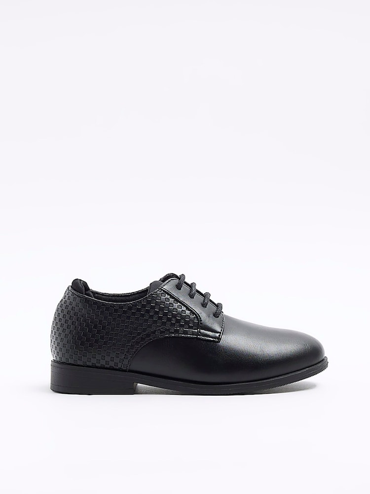 River Island Embossed Neo Point Black Shoes - Image 1 of 6