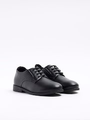 River Island Embossed Neo Point Black Shoes - Image 2 of 6