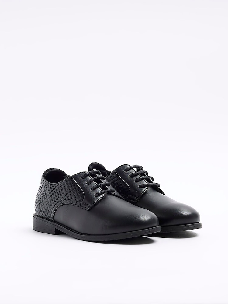 River Island Embossed Neo Point Black Shoes - Image 2 of 6 River Island Embossed Neo Point Black Shoes - Image 2 of 6