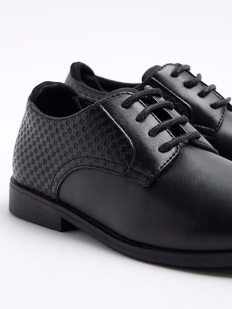 River Island Embossed Neo Point Black Shoes - Image 6 of 6