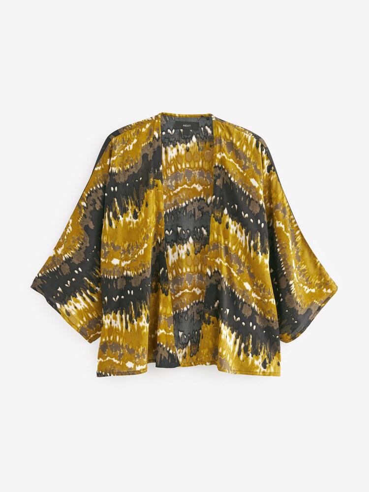Lime Green Tie Dye Kimono - Image 1 of 6