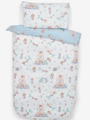 Multi Mermaid Print Duvet Cover and Pillowcase Set - Image 10 of 12