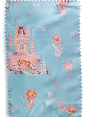 Multi Mermaid Print Duvet Cover and Pillowcase Set - Image 12 of 12