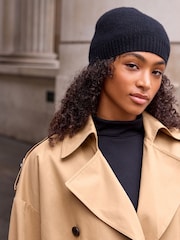 Black Collection Luxe 30% Cashmere Pom Hat - Image 1 of 6