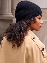 Black Collection Luxe 30% Cashmere Pom Hat - Image 4 of 6