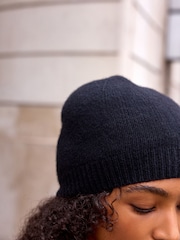 Black Collection Luxe 30% Cashmere Pom Hat - Image 5 of 6