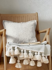 Morris & Co Silver Pure Torshavn Throw - Image 2 of 4