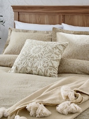Morris & Co Cream Pure Acorn Jacquard Oxford Pillowcase - Image 1 of 4