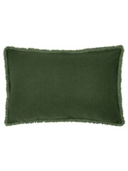 Morris & Co. Green Linen Cotton Bed Cushion - Image 4 of 4