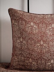 Morris & Co Red Crown Imperial Square Pillowcase - Image 3 of 4