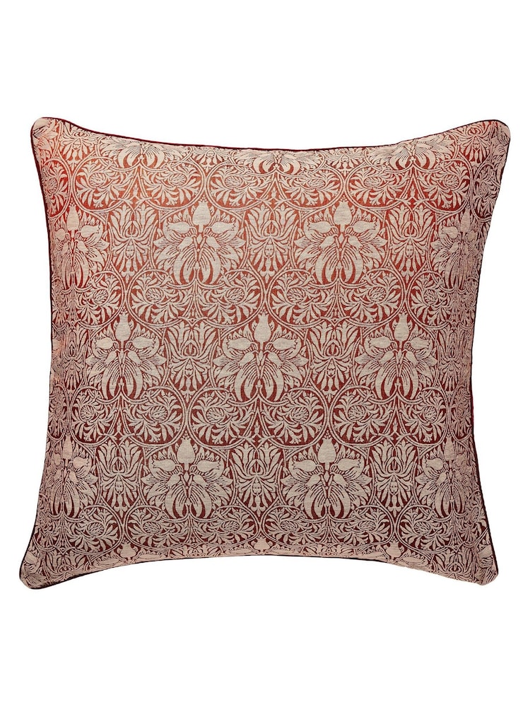 Morris & Co Red Crown Imperial Square Pillowcase - Image 4 of 4