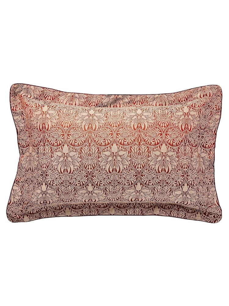 Morris & Co Red Crown Imperial Oxford Pillowcase - Image 4 of 4