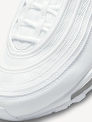 Nike White Air Max 97 Trainers - Image 5 of 11