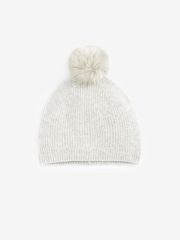 Grey Collection Luxe 30% Cashmere Pom Hat - Image 5 of 5