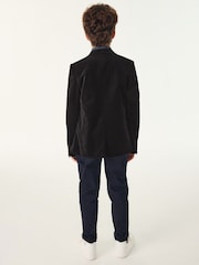 Baker by Ted Baker Black Velvet Suit Jacket - Image 3 of 11
