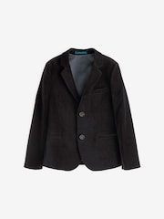 Baker by Ted Baker Black Velvet Suit Jacket - Image 7 of 11
