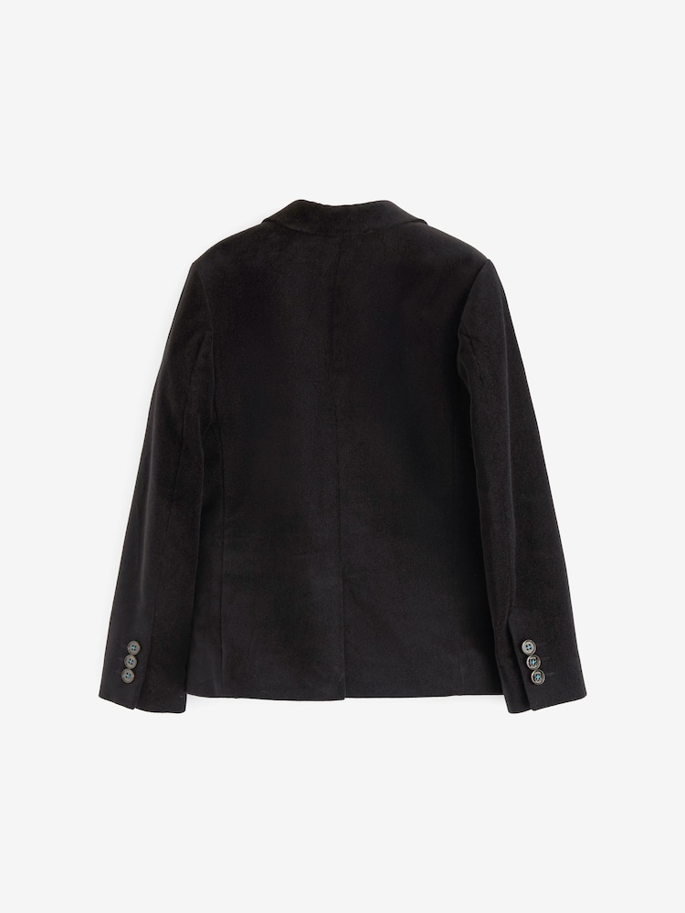 Baker by Ted Baker Black Velvet Suit Jacket - Image 8 of 11