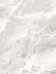 White Occasion Lace Long Sleeve Top - Image 6 of 6