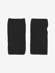 Black Collection Luxe 30% Cashmere Handwarmer Gloves - Image 4 of 4